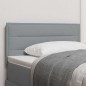 vidaXL Testata LED Design Lines Grigio chiaro 80 cm Tessuto vidaXL Testata LED Design Lines Grigio chiaro 80 cm Tessuto
