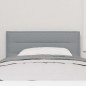 vidaXL Testata LED Design Lines Grigio chiaro 80 cm Tessuto vidaXL Testata LED Design Lines Grigio chiaro 80 cm Tessuto