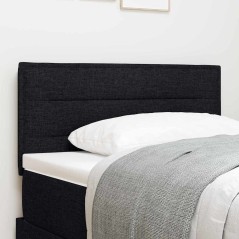 vidaXL Testata a LED Design Linee Nera 80 cm Tessuto