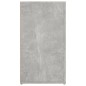 Credenza Grigio Cemento 100x33x59,5 cm in Legno Multistrato Credenza Grigio Cemento 100x33x59,5 cm in Legno Multistrato