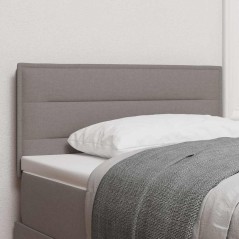 vidaXL Testata LED Design Linee Tortora 90 cm Tessuto