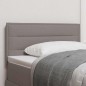 vidaXL Testata LED Design Linee Tortora 90 cm Tessuto