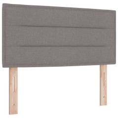 vidaXL Testata LED Design Linee Tortora 90 cm Tessuto