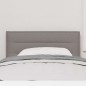 vidaXL Testata LED Design Linee Tortora 90 cm Tessuto