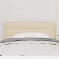vidaXL Testiera a LED Design Linee Panna 90 cm Tessuto