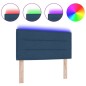 vidaXL Testiera a LED Design Linee Blu 90 cm Tessuto vidaXL Testiera a LED Design Linee Blu 90 cm Tessuto