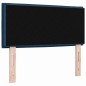 vidaXL Testiera a LED Design Linee Blu 90 cm Tessuto vidaXL Testiera a LED Design Linee Blu 90 cm Tessuto