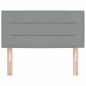 vidaXL Testata LED Design Linee Grigio Chiaro 100 cm Tessuto vidaXL Testata LED Design Linee Grigio Chiaro 100 cm Tessuto
