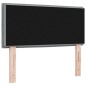 vidaXL Testata LED Design Linee Grigio Chiaro 100 cm Tessuto vidaXL Testata LED Design Linee Grigio Chiaro 100 cm Tessuto