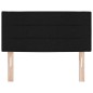 vidaXL Testata a LED Design Linee Nere 100 cm Tessuto