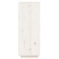 Credenza Bianca 67x40x108,5 cm in Legno Massello di Pino Credenza Bianca 67x40x108,5 cm in Legno Massello di Pino