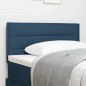 vidaXL Testiera a LED Design Linee Blu 100 cm Tessuto