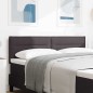 vidaXL Testata LED Design Linee Marrone Scuro 72 cm Tessuto vidaXL Testata LED Design Linee Marrone Scuro 72 cm Tessuto