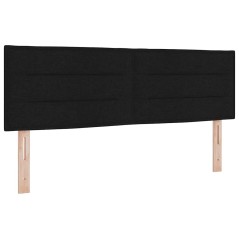 vidaXL Testiera Design Linee Nera 80 cm Tessuto