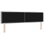 vidaXL Testata LED Design Linee Grigia Chiara 90 cm Tessuto vidaXL Testata LED Design Linee Grigia Chiara 90 cm Tessuto