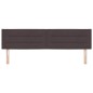 vidaXL Testata Lettone Design Linee Marrone Scuro 90 cm Tessuto vidaXL Testata Lettone Design Linee Marrone Scuro 90 cm Tessuto