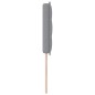 vidaXL Testiera LED Design Linee Grigio Chiaro 200 cm Tessuto