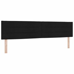 vidaXL Testata LED Design Linee Nere 200 cm Tessuto
