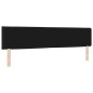 vidaXL Testata LED Design Linee Nere 200 cm Tessuto