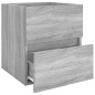 Mobile Lavabo Grigio Sonoma 41x38,5x45 cm in Legno Multistrato Mobile Lavabo Grigio Sonoma 41x38,5x45 cm in Legno Multistrato