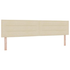 vidaXL Testata LED Design Linee Panna 100 cm Tessuto