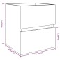 Mobile Lavabo Grigio Sonoma 41x38,5x45 cm in Legno Multistrato Mobile Lavabo Grigio Sonoma 41x38,5x45 cm in Legno Multistrato