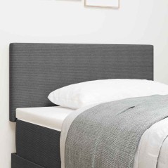 Testiera LED vidaXL Design Semplice Grigio Chiaro 80 cm Tessuto Corduroy