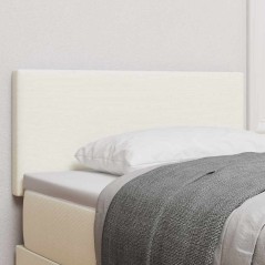 Testata LED vidaXL Design Semplice Panna 80 cm Tessuto Vellutato