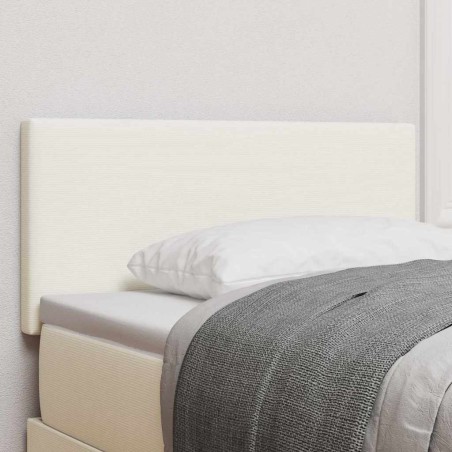 Testata LED vidaXL Design Semplice Panna 80 cm Tessuto Vellutato