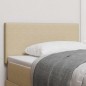 vidaXL Testiera LED Design Semplice Verde Chiaro Grigio 90 cm Tessuto Corduroy