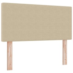 vidaXL Testiera LED Design Semplice Verde Chiaro Grigio 90 cm Tessuto Corduroy