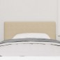 vidaXL Testiera LED Design Semplice Verde Chiaro Grigio 90 cm Tessuto Corduroy