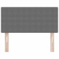 Testata LED vidaXL Semplice Grigio Chiaro 100 cm in Tessuto Corduroy Testata LED vidaXL Semplice Grigio Chiaro 100 cm in Tessuto Corduroy