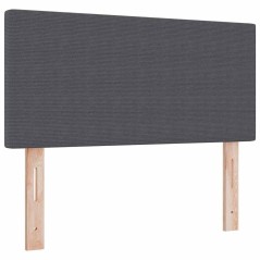 Testata LED vidaXL Design Semplice Grigia Scura 100 cm in Tessuto Corduroy