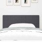 Testata LED vidaXL Design Semplice Grigia Scura 100 cm in Tessuto Corduroy Testata LED vidaXL Design Semplice Grigia Scura 100 cm in Tessuto Corduroy