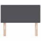 Testata LED vidaXL Design Semplice Grigia Scura 100 cm in Tessuto Corduroy Testata LED vidaXL Design Semplice Grigia Scura 100 cm in Tessuto Corduroy