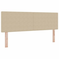 vidaXL Testata LED Design Semplice Verde Chiaro e Grigio 72 cm in Tessuto Corduroy