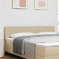 Testata Redale LED Design Semplice Verde Chiaro Grigio 90 cm in Tessuto Corduroy