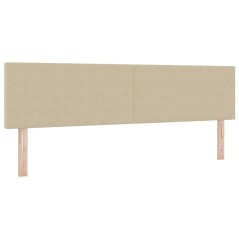 Testata Redale LED Design Semplice Verde Chiaro Grigio 90 cm in Tessuto Corduroy