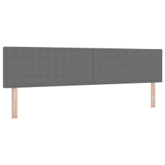 VidaXL Testata LED Design Semplice Grigio Chiaro 100 cm in Tessuto di Corduroy