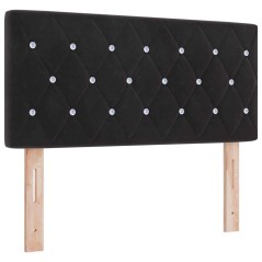 vidaXL Testiera LED con bottoni in cristallo da 90 cm in velluto