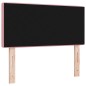 vidaXL Testata LED con bottoni in cristallo, rivestita in velluto rosa da 100 cm