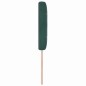 vidaXL Testata LED con bottoni in cristallo verde scuro, velluto, da 80 cm