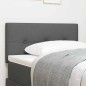 vidaXL Testata LED grigia scura con bottoni in tessuto da 80 cm vidaXL Testata LED grigia scura con bottoni in tessuto da 80 cm