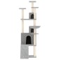 Albero per Gatti con Tiragraffi in Sisal Grigio Chiaro 175 cm Albero per Gatti con Tiragraffi in Sisal Grigio Chiaro 175 cm