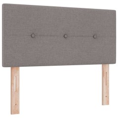 vidaXL Testata LED in tessuto tortora con bottoni da 80 cm