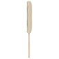 vidaXL Testiera LED Cream con bottoni tufted da 80 cm in tessuto