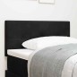 Testiera LED vidaXL in velluto nera 80 cm con bottoni