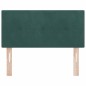 Testiera LED vidaXL Button Tufted Verde Scuro 80 cm Velluto Testiera LED vidaXL Button Tufted Verde Scuro 80 cm Velluto