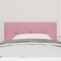 Testiera LED vidaXL con bottoni tufted Rosa 80 cm in velluto